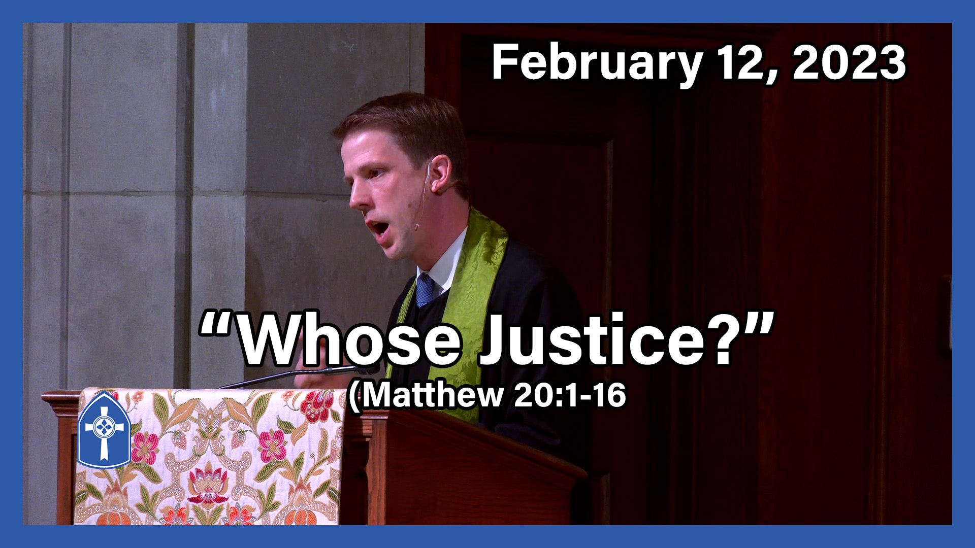 February 12 - Whose Justice?